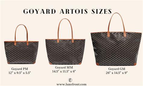 goyard prices 2018 st louis|Goyard artois size comparison.